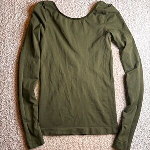 Free People intimately seamless long sleeve open back